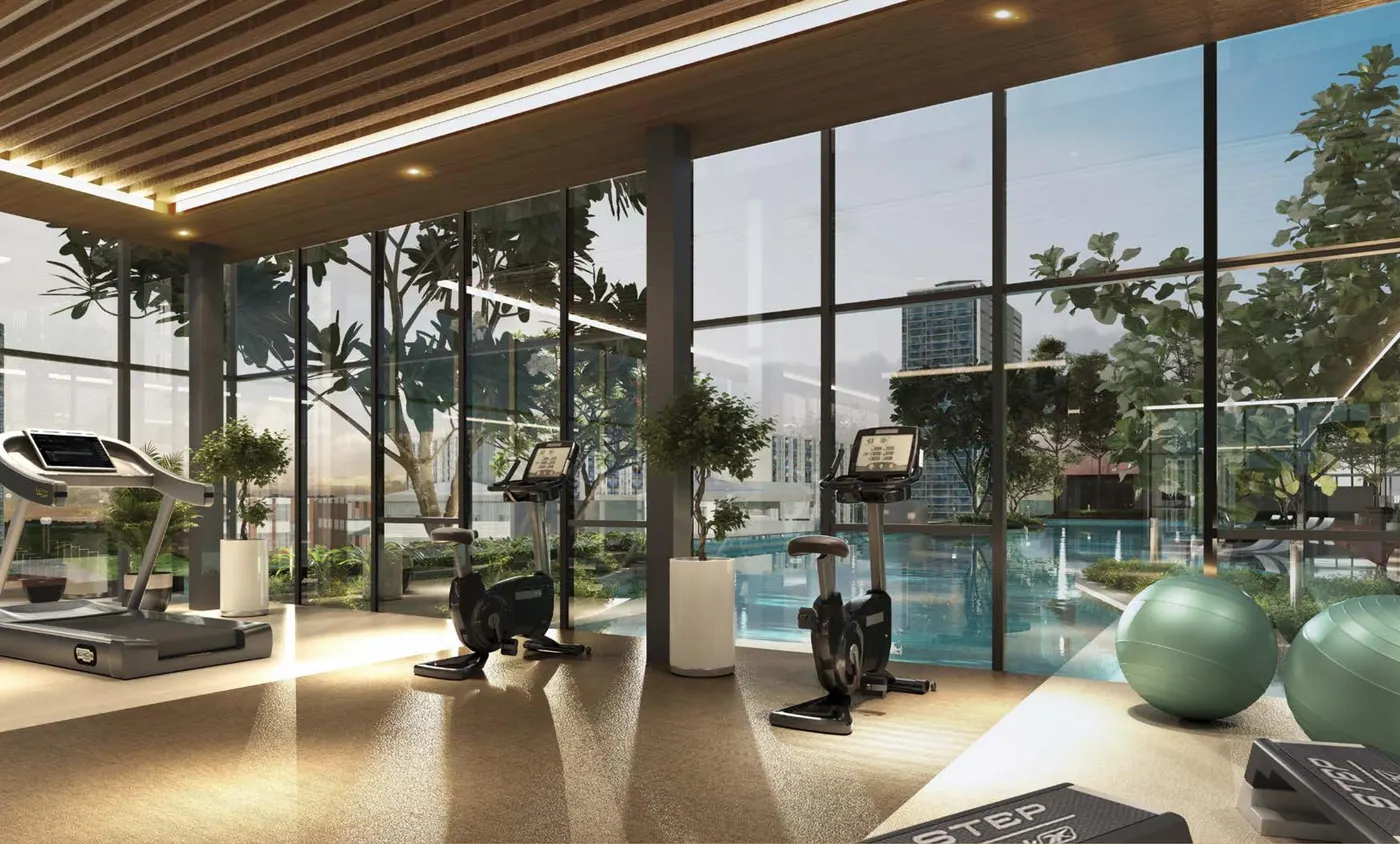 Binastra Cochrane Level 7・健身房示意圖（Artist's Impression）