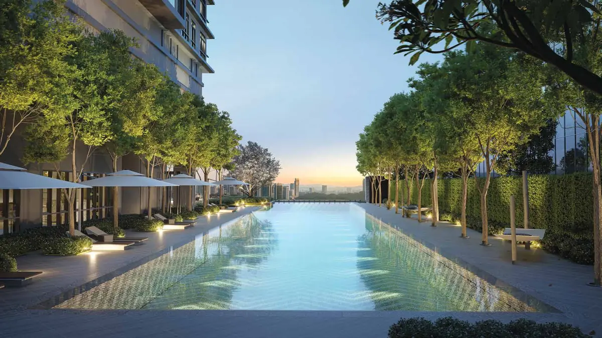 Khaya Residences Level 8・50 公尺泳池（Artist's Impression）