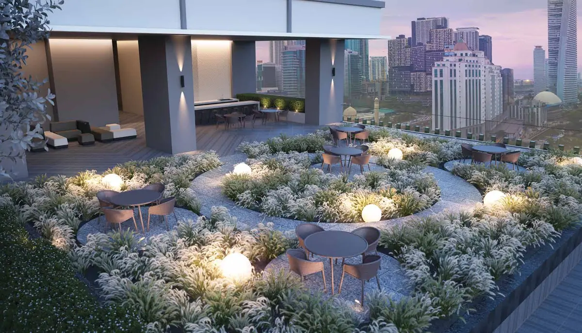 Khaya Residences Level 8・Twilight Garden（Artist's Impression）