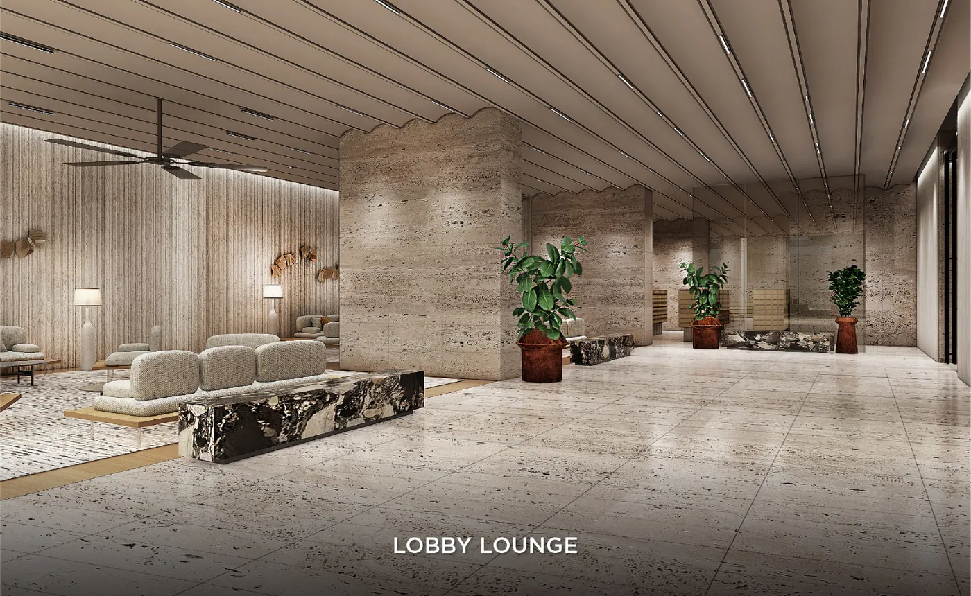 Sunway Velocity 3 地面層・大堂休息區示意圖（Artist's Impression）